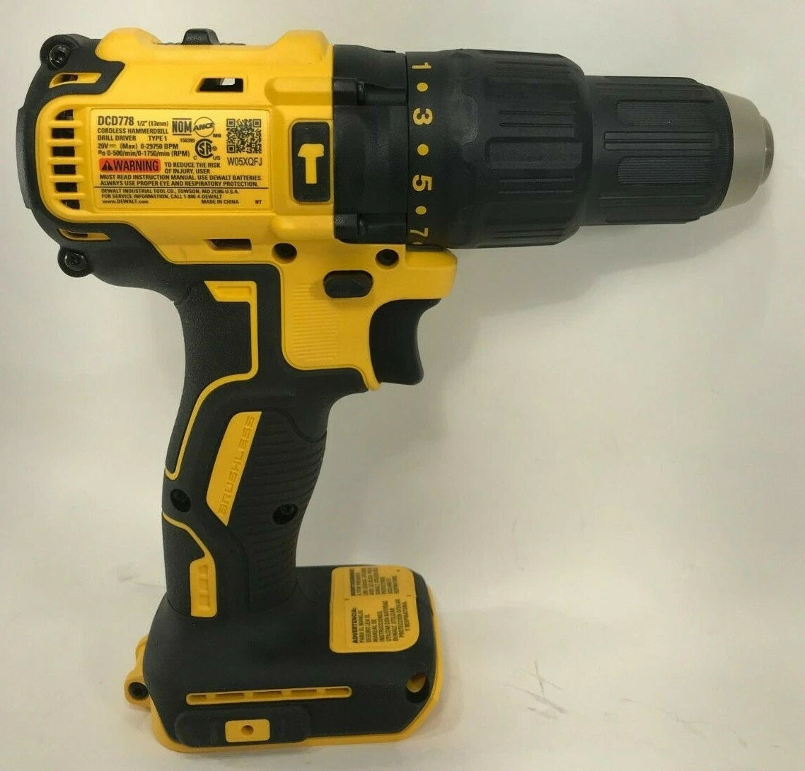 DeWalt DCD778B 20V MAX COMPACT HAMMERDRILL