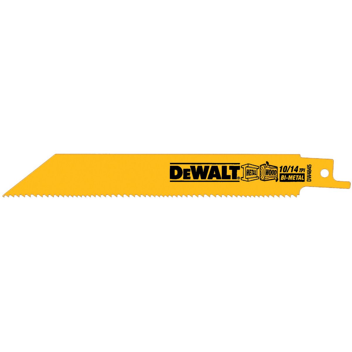 DeWalt DW4846 8IN 10/14TPI STGT BLD-5PK