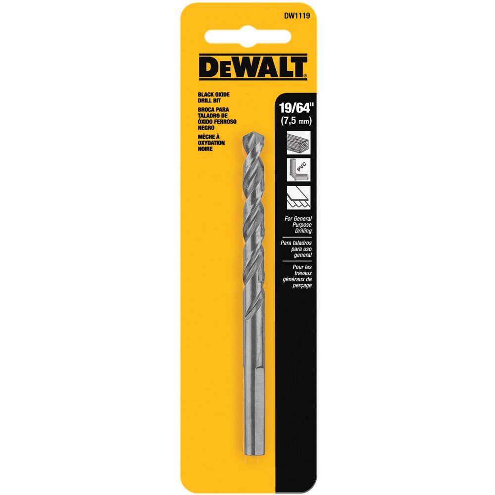 DeWalt DW1119 19/64IN  DRILL BIT