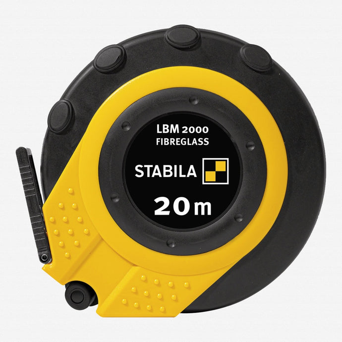 Stabila LBM 2000 STEEL, 20M CM METRIC SCALE, CLOSED CASE TAPE 30940