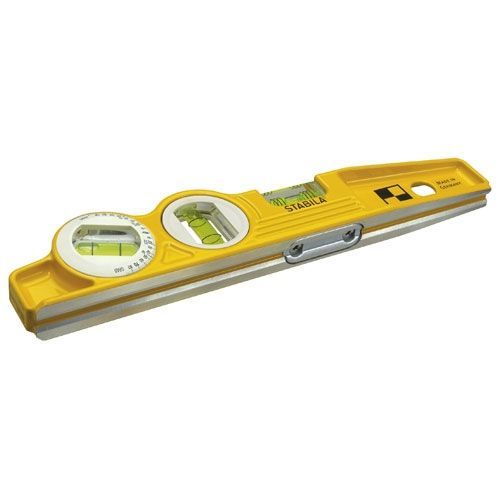 Stabila 25360 10" Type 81 SV REM Die Cast Torpedo Level 360 Degree Vial with V-Groove