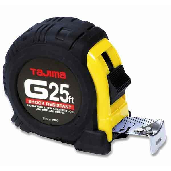 Tajima 25' EXTRA STIFF DUAL-SIDED TAPE MEASURE G-25BW