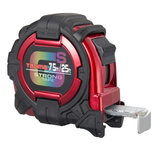 TAJIMA GS-25/7.5MBW GS Lock Tape Measure 16' / 5m x 1-1/16" Tetherable