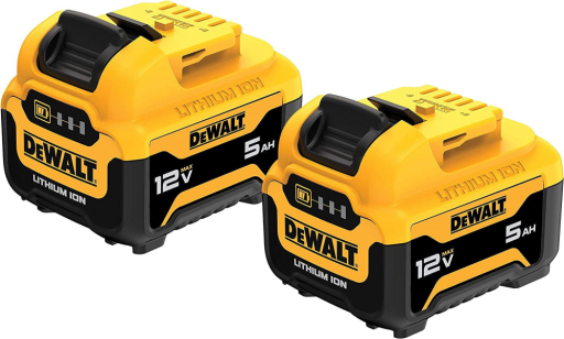 DEWALT 12V MAX 5Ah Battery  Lithium-Ion  2-Pack (DCB126-2)