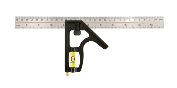Johnson Level 400EM 12" Inch/Metric Metal Combination Square